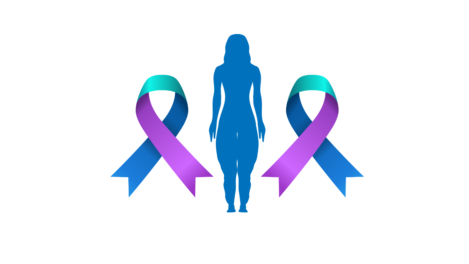 Lipedema Awareness Ribbons and Body Shape